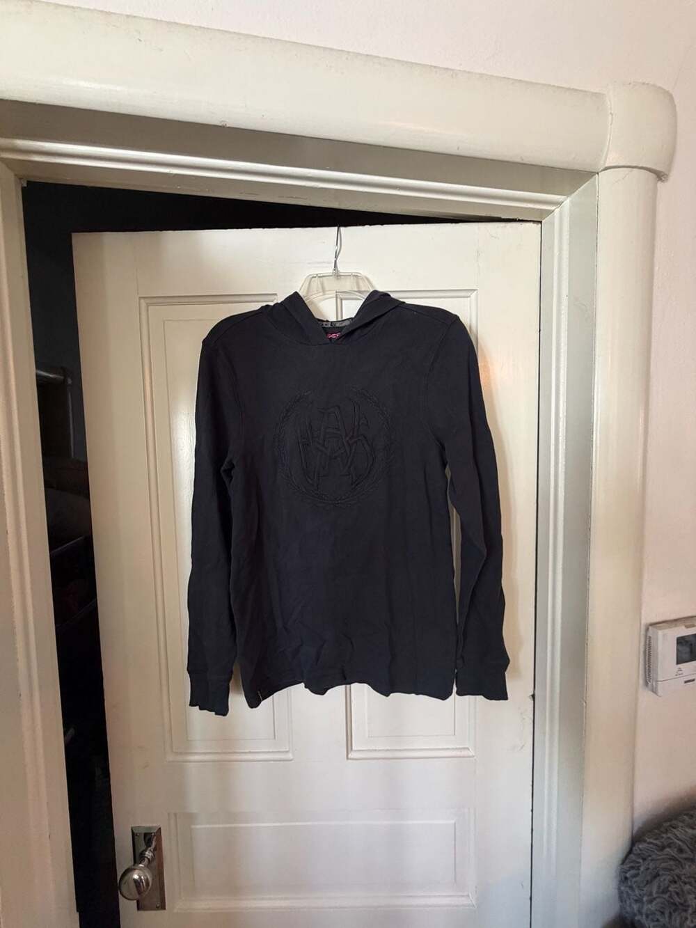Tony Hawk Lightweight Hoodie Size S Black 100% Cotton Long Sleeve